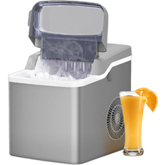 Ice Makers COWSAR 26 Lb. Daily Production Ice Portable Ice Maker,2 Ice Cube Sizes Available, automatic Cleaning 11.42" H X 9.37" W X 11.02" D Wayfair Multi 11.42" H X 9.37" W X 11.02" D