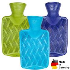 Fashy Wärmflasche Halblamelle 0,8L mit 3D Oberfläche