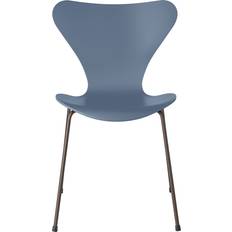 Fritz Hansen Series 7 Stol 3107 Bøgefiner Stålstel Køkkenstol