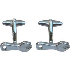 Bassin and Brown Spanner Cufflinks Silver