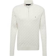 Tommy Hilfiger Cable Knit Half-Zip Jumper IVORY