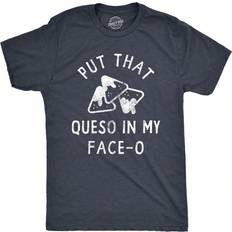 Clothing Shein Mens Put That Queso In My Face O T Shirt Funny Nacho Chips Cheese Joke Tee For Guys