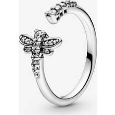 Metall Ringar Pandora Glittrande Trollslända Damring - Storlek 54