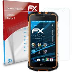 Screen Protectors atFoliX 3x displayschutzfolie für ulefone armor 2 schutzfolie klar Transparent