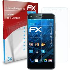 Screen Protectors atFoliX 3x screen protector for huawei y6 ii compact clear