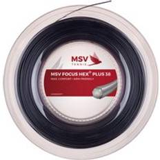 Svarta Tennissenor MSV Focus-HEX Plus String Reel 200m black
