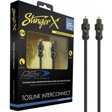 Cables Stinger xi1117 17ft toslink fiberoptic interconnect cable fiber