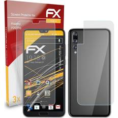 Screen Protectors atFoliX 3x panzerfolie für huawei p20 pro schutzfolie matt&stoßfest Transparent