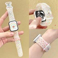 Plastic Smartwatch Strap Shein Transparent Clear Sport Band Band For Women Men Made From