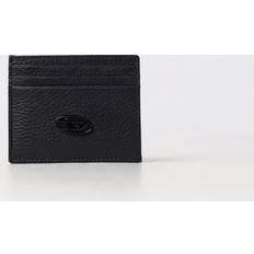 Wallets Diesel Porte Cartes En Cuir Grainé - Noir