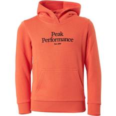 Peak Performance Hoodies Barnkläder Peak Performance Junior Original Hood Orange, Unisex, Kläder, Skjortor, Orange