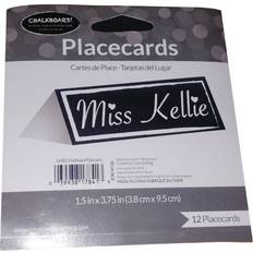 Party Decorations Creative Party Miss Kellie Paper Chalk Board Place Cards Pack of 12