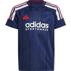 Adidas Junior Tiro Nations Pack T-shirt - Team Navy Blue 2/White/Better Scarlet (IW0886)