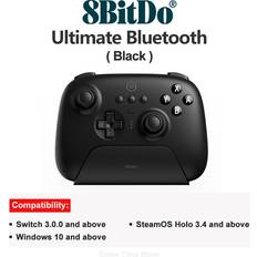 Maxpower Black 8BitDo Ultimate Wireless Bluetooth Controller Gamepad with Charging