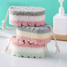 Shein pcs Random Color Exfoliating Bath Sponge Massage ThreeColored Thickened Bubble Bathing Sponge