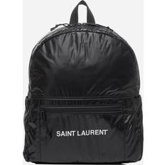 Saint Laurent Backpacks Saint Laurent Nuxx logo nylon backpack Black PZ