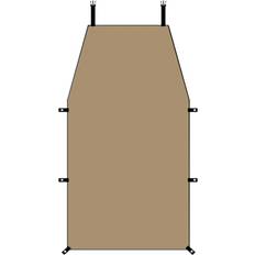 Tlily Car Sun Shade Sail Canopy, Portable Camping Side Awning Waterproof UV Roof Top Tent Awning for Outdoor, SUV, Caravan, L