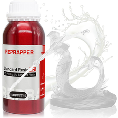 ARTIFY Transparent 3d printer resin, 405nm fast uv-curing 1kg standard resin, 3d printi Clear