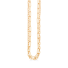 Scrouples Dame Armbånd Scrouples Long Links Forgyldt Sølv Armbånd 38012,17