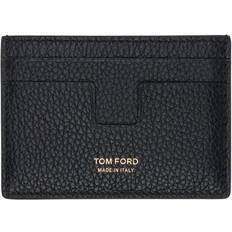 Black Soft Grain Leather Money Clip Holder - BLACK UNI