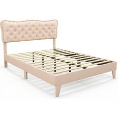 Costway Double/King Bed Frame with Button