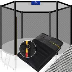 Trampoline Kesser Trampolin Ersatznetz Sicherheitsnetz UV-beständig Trampolinnetz Trampolinschutz Ø 244 305 366 427 cm einfache Montage Eingangstür mit Reißverschluss aus hochwertigen Materialien