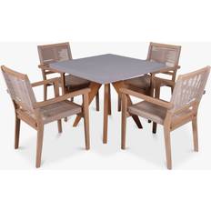 Garden & Outdoor Furniture Royalcraft Luna 4-Seater Garden Patio Dining Set