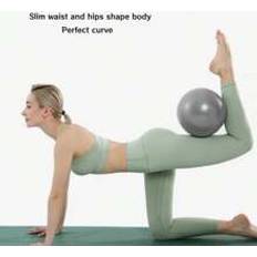Gymboll anti burst Shein 25cm Matte Anti-Burst Yoga Ball Pilates Small Ball Yoga Wheat Straw Ball Fitness Ball Wheat Tube Ball Yoga Dance Auxiliary Ball