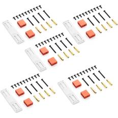 RC Toys Tlily 5X Metal Servo Fixed Mount Bracket Kit for MN D90 D91 D99S MN99S 1/12 RC Truck Car Upgrade Parts Accessories,Red