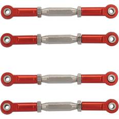 RC Toys Tlily 4Pcs Metal Adjustable Steering Linkage Servo Link Pull Rod for Slash 5807 HQ727 1/10 RC Car Upgraded Parts,1