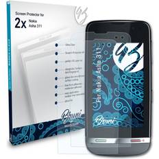 Screen Protectors atFoliX Bruni 2x Protective Film Nokia Asha 311
