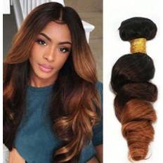 Äkta hår Hårtränsar Shein Ombre Loose Wave Human Hair Extensions Human Hair Weave Bundles