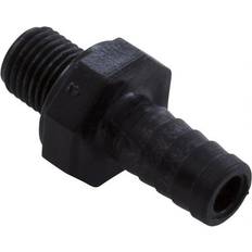 Plumbing Waterway Drain plug adapter, 1/4" male pipe thread x 3/8" barb