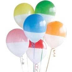 Multicolour Latex Balloons Unique Party Latex Balloons Pack of 6 Multi One Size