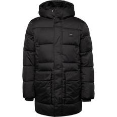 Calvin Klein Vestes Calvin Klein Long Hooded Puffer Jacket Black