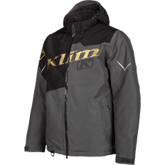 Klim Motorcykeljakker Klim Jakke Instinct Junior - Sort/Metallic Guld Børn