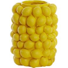 Plastique Vases Light & Living Jaune Plastique 5845262 Jaune Vase