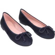 Pretty Ballerinas Female, Blue, Navy Blue Suede Low Cut