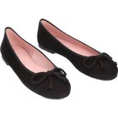 Pretty Ballerinas Female, Black, Low Cut Black Suede