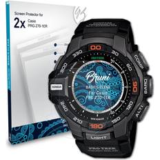 Bruni 2x folie für casio prg-270-1er schutzfolie displayschutzfolie Transparent