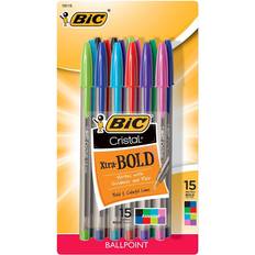 Multicolored Desktop Stationery Bic Xtra Bold Ballpoint Pens, 15ct