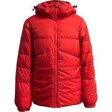 Bergans Røros Down Youth Girl Jacket Red Sand/Solid Dark Grey Storlek 152 152