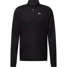 Nike Sportsweatshirt 'TRAIL' sort hvid