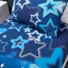 Cheap Bed Sheets Catherine Lansfield Ombre Stars Fitted Bed Sheet Blue