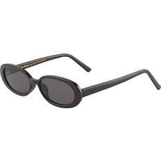 & Other Stories Oval Sunglasses Black Dark