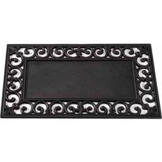 Carpets & Rugs Smart Garden rubber door frame coir inserts Black