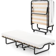 Costway Folding Bed with Mattress Space-Saving