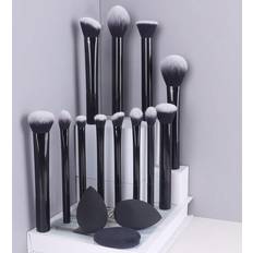 Shein pcs MultiFunctional Black MakeUp Brush Set Including Powder Brush Blush Brush Foundation Brush Eyeshadow Brush Blending Brush Contour Brush With Super