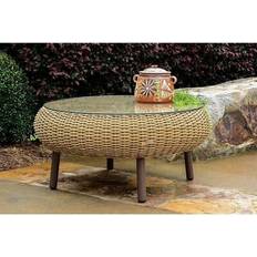 Bed Bath & Beyond Tortuga round wicker coffee