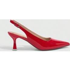 Shein Ladies' Fashionable Classic Red High Heel Shoes, Graduation Heel, Prom Heels For Summer Vacation Shoes Summer Sale